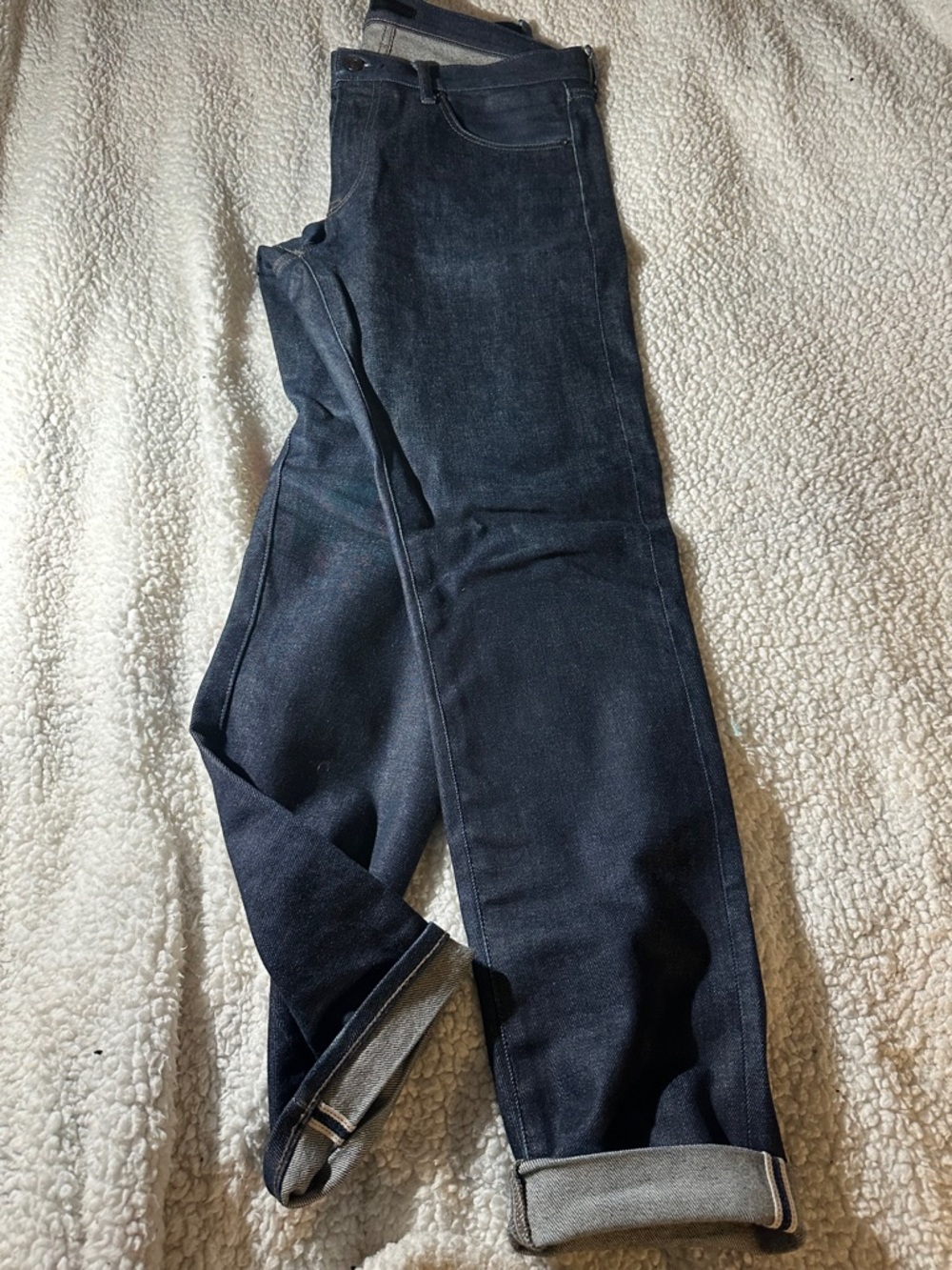 Uniqlo Men's selvedge Denim Jeans 33/34 - Picture 2 of 9